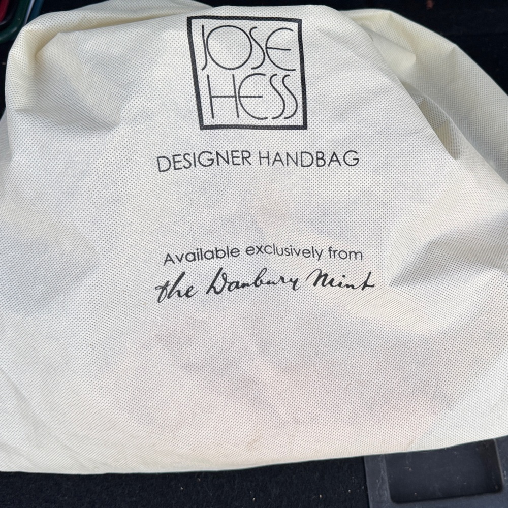 Jose Hess Designer Handbag - Cream